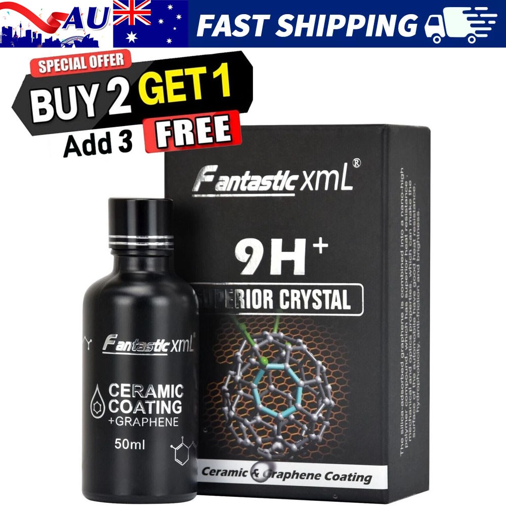 9H Nano Ceramic Car Paint Protection Graphene 50ml UV Protect Scratch Resistance