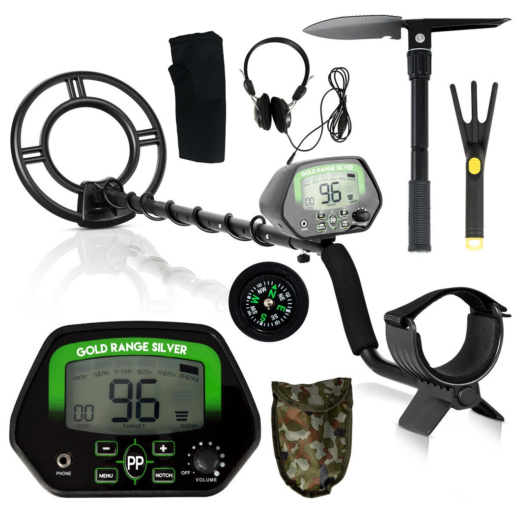 Handheld Waterproof Metal Detector 400mm Deep IP66 6.5kHz Search Coil 250mm