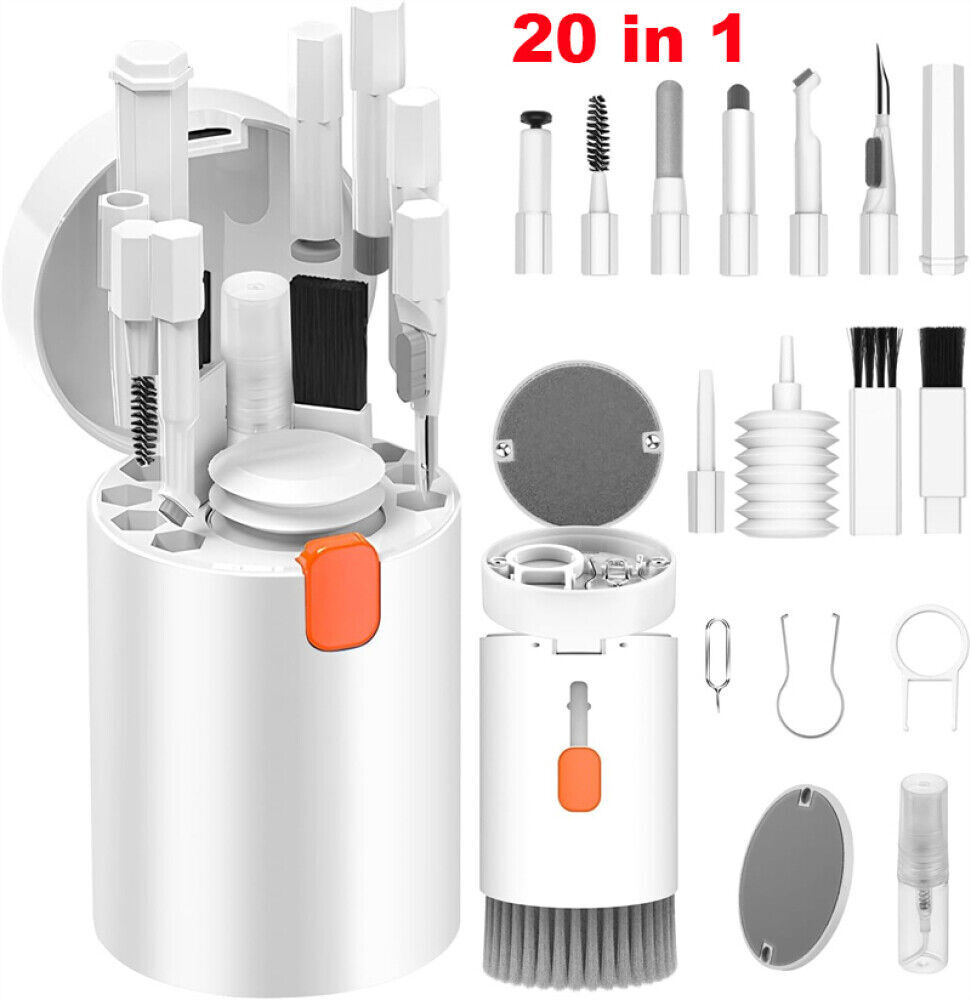 20 in 1 Electronic Cleaning Kit Multi-Tool IPad Phone Earphones Camera Screen
