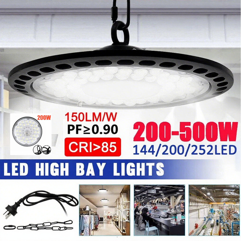 LED UFO High Bay Light 100W Model 1 Industrial Workshop Warehouse Factory Lamp