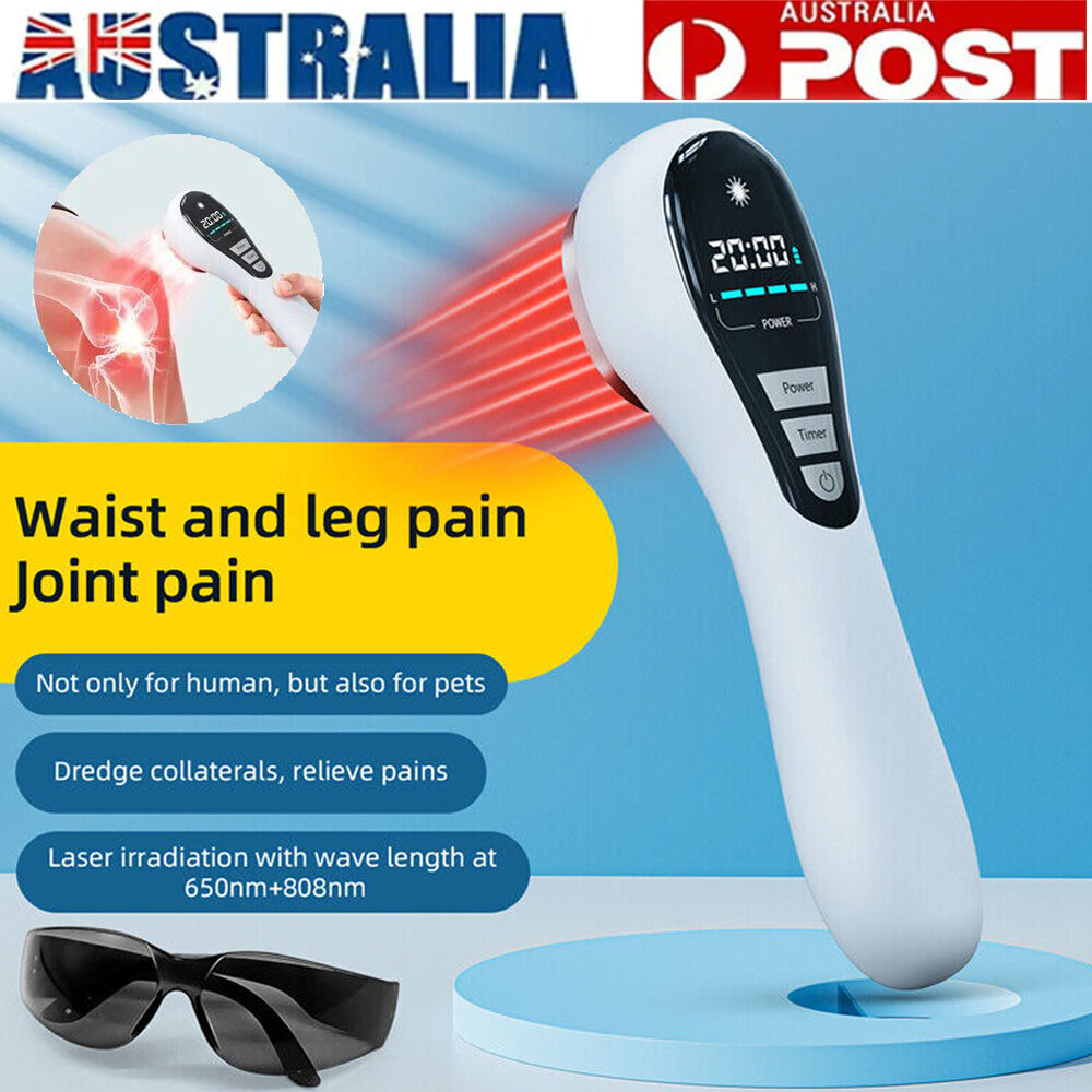 Cold Laser Therapy Device 172D LLLT 650nm 808nm Pain Relief Cats Dogs Portable