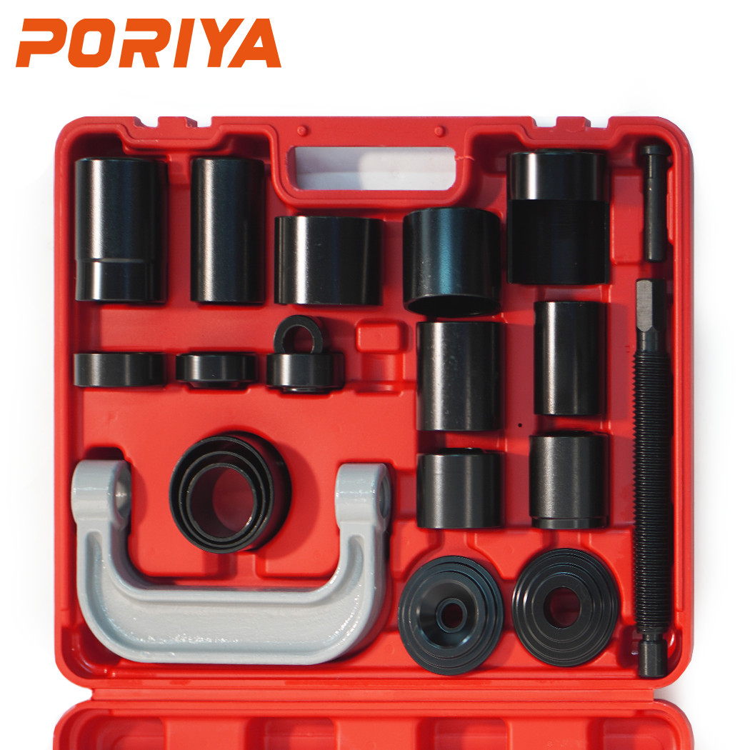 PORIYA 21PCS Ball Joint Press Remover Installer Kit 2WD 4WD Carbon Steel Red
