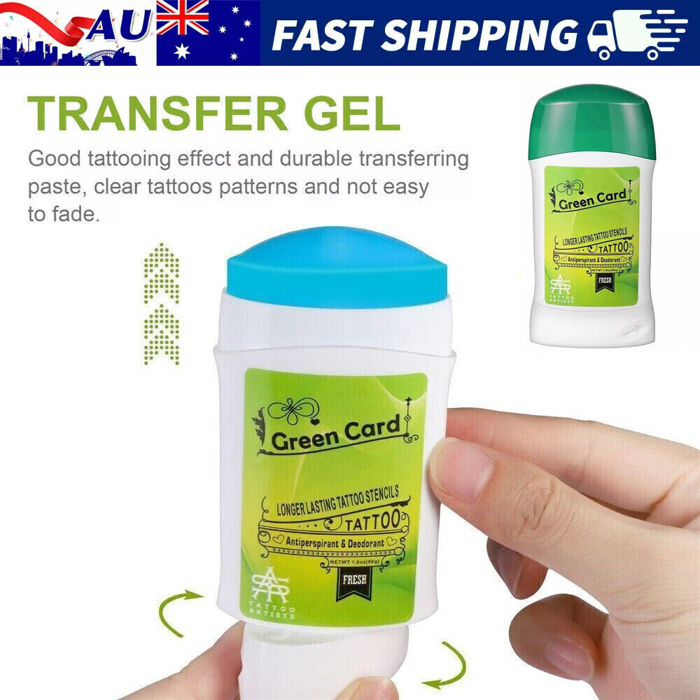 Tattoo Transfer Gel Cream Green Stencil Primer Paste for Paper Non-Toxic Skin