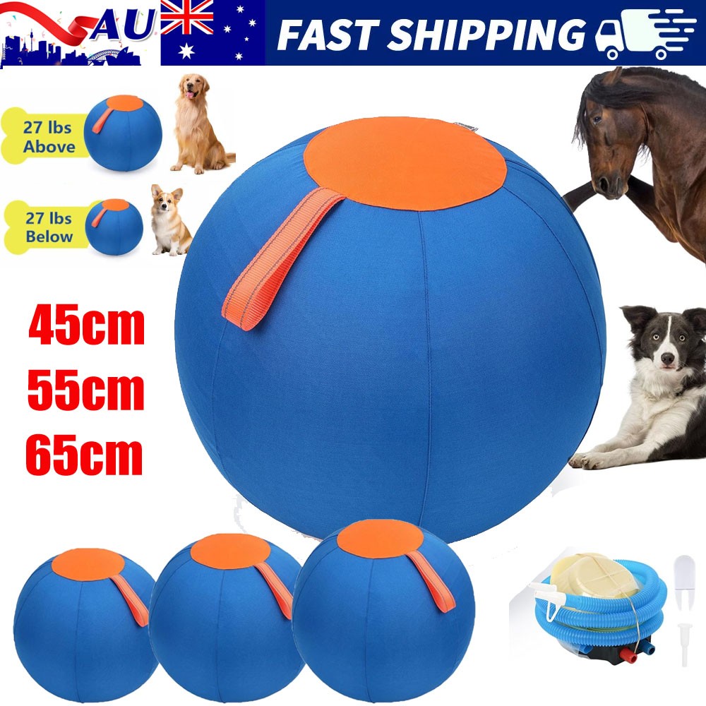 Dog Herding Ball Large Inflatable Interactive Outdoor Toy Anti Burst 45-65cm