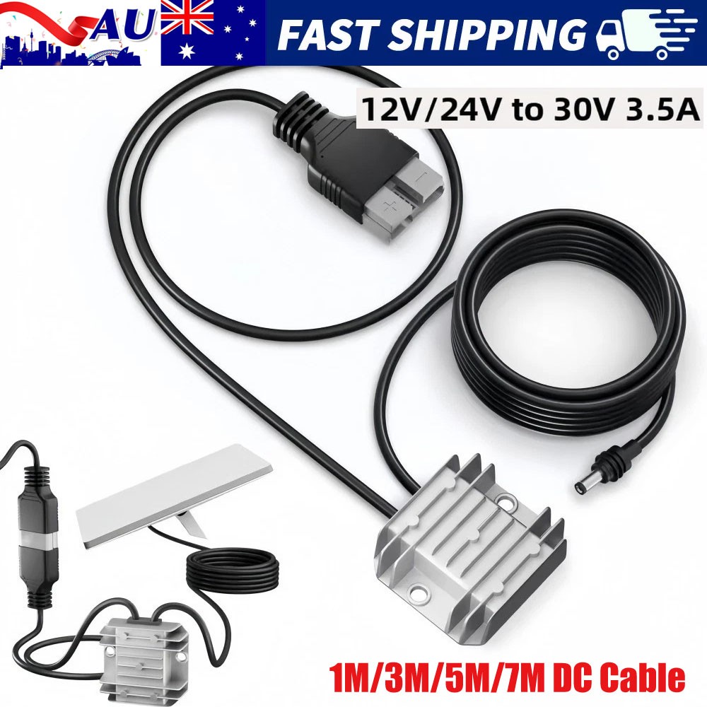 Starlink Mini Step Up Converter 50A Anderson Plug 12V/24V 30V 3.5A Cable 1M