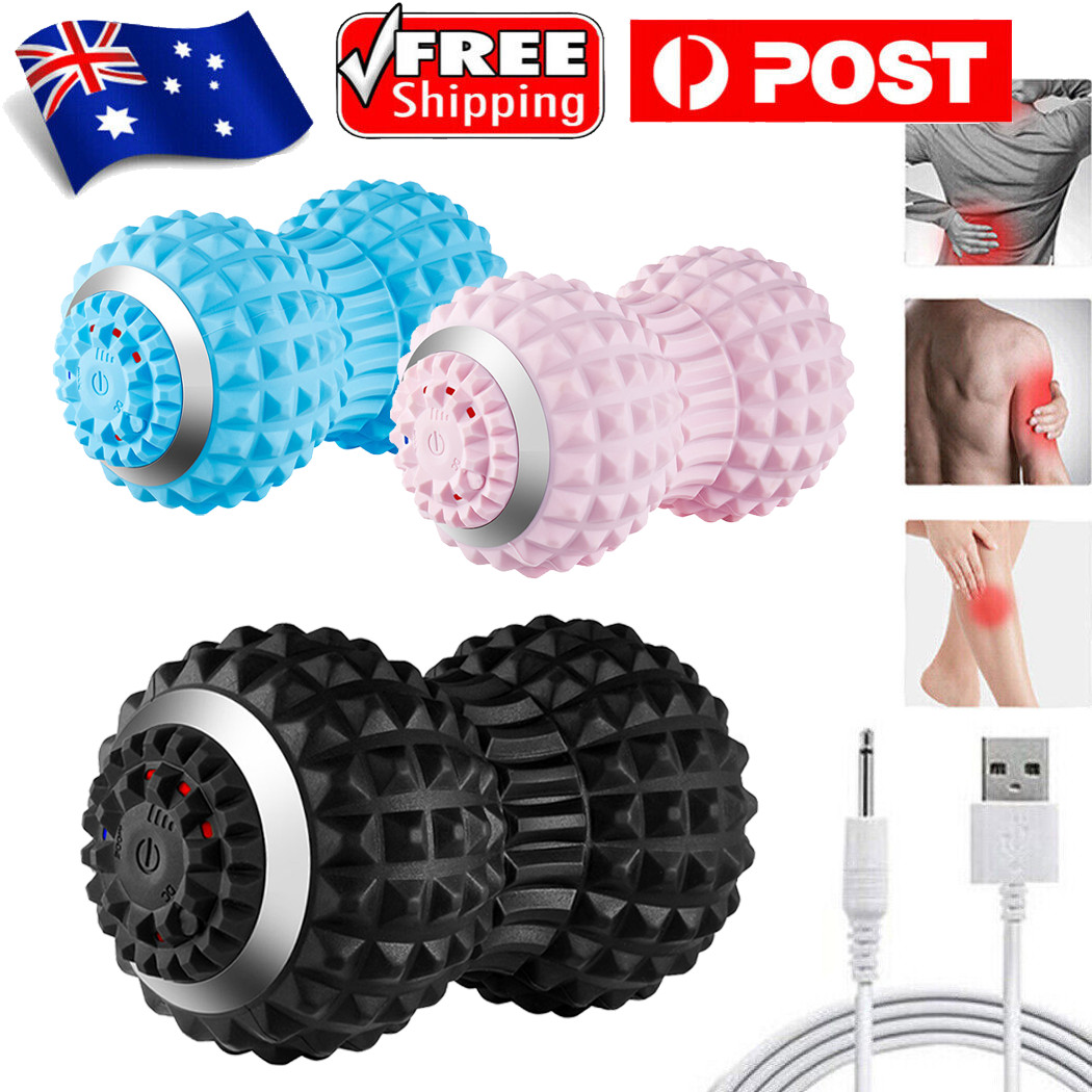 Theragun Mini Electric Vibrating Roller Massager USB Charging Full Body Black