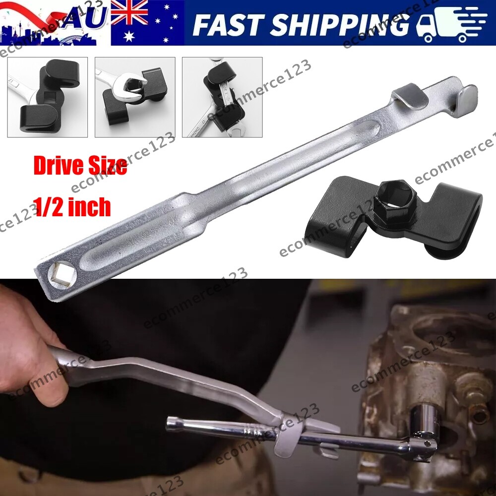 Heavy Duty Wrench Extender Bar 1/2 Square Hole Carbon Steel Torque Amplifier