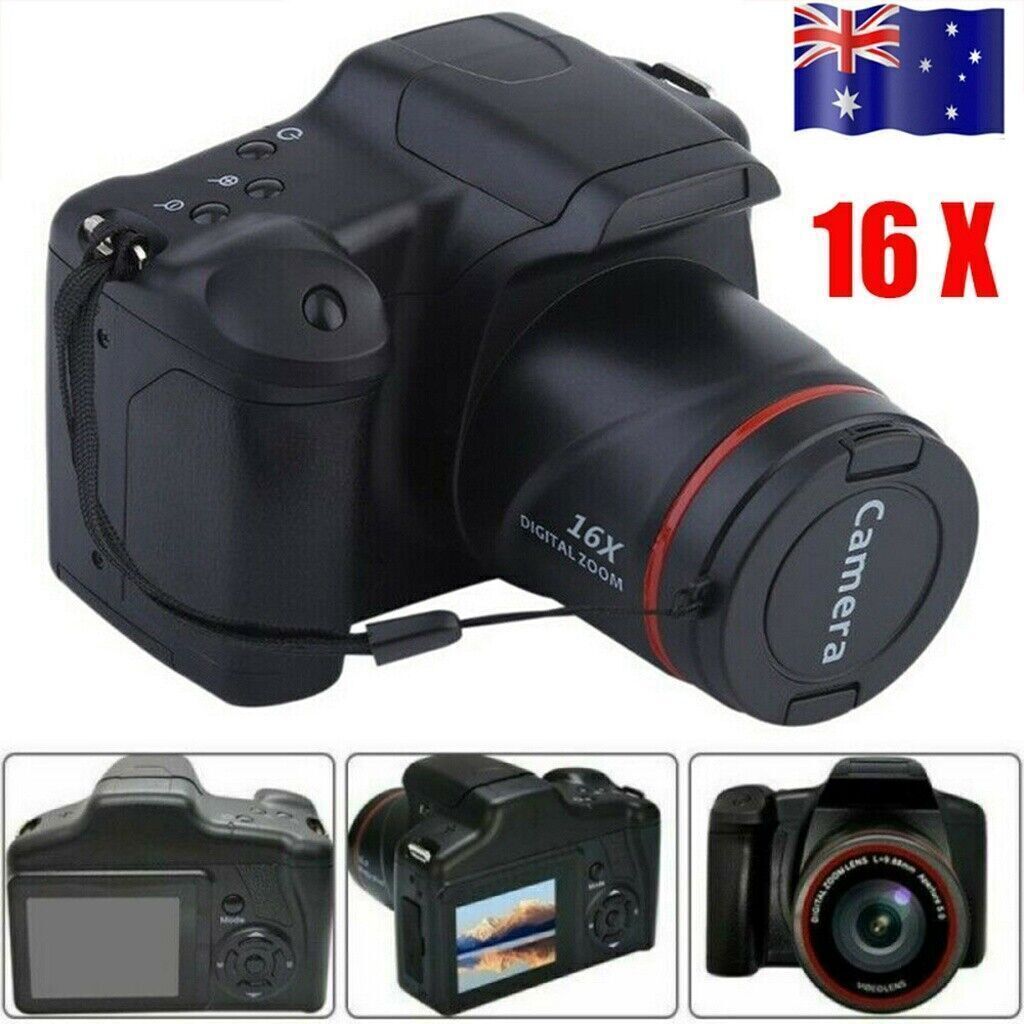 Digital SLR Camera 7R II HD1080P 16M CMOS 16X Digital Zoom 2.4-Inch TFT LCD