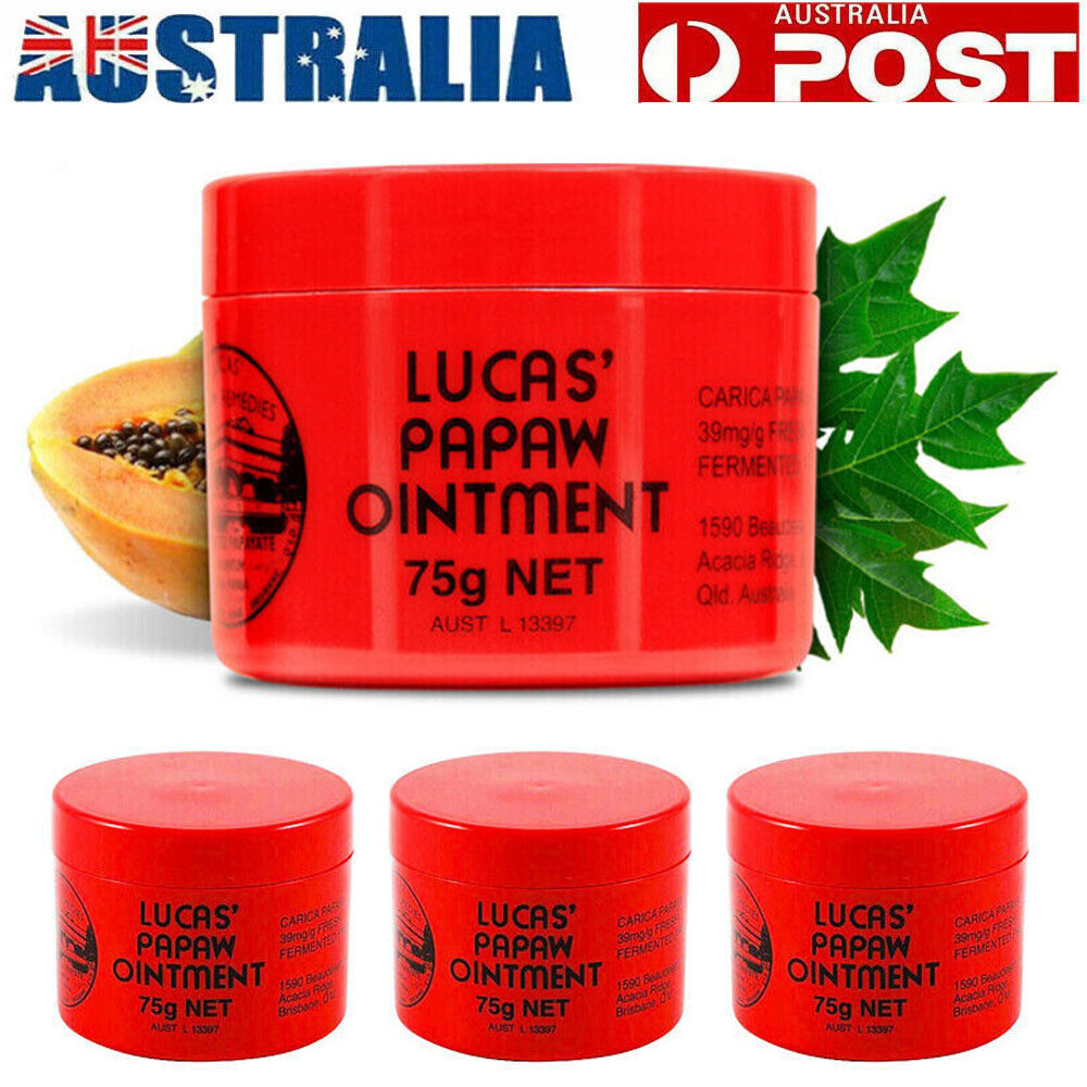 LUCAS PAPAW OINTMENT 75g Australian Papaya Antibacterial Antimicrobial Daily Use