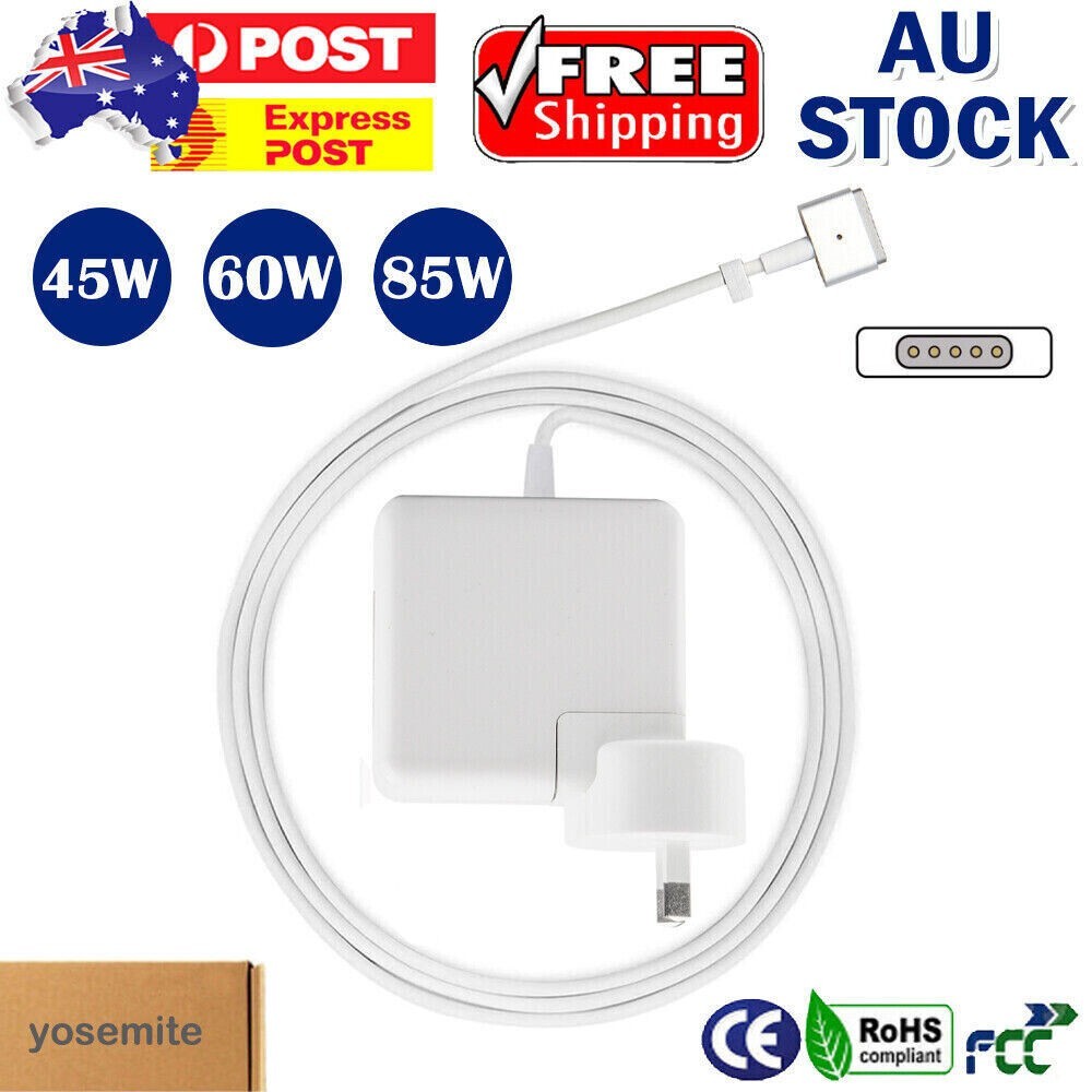 B-SPIN 45W/60W/85W MagSafe T-Tip Power Adapter Charger MacBook Pro Air A1502