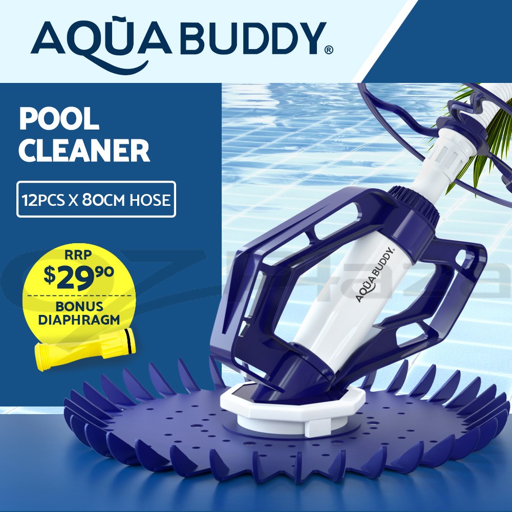 Aqua Buddy Automatic Pool Cleaner Vacuum Suction Above Ground In-ground Hose