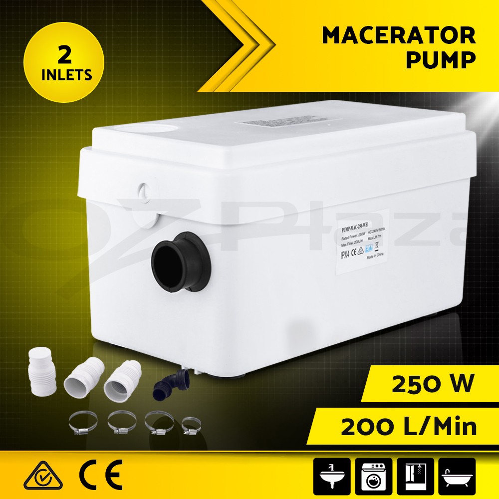 Giantz Macerator Pump Model 1 600W Toilet Waste Water Disposal 270L/min 9.5m