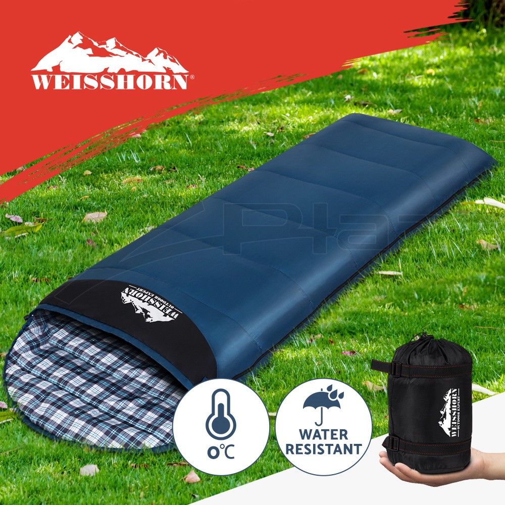 Weisshorn Single Sleeping SB-MICRO-NA Ultralight Waterproof Polyester 10C Blue