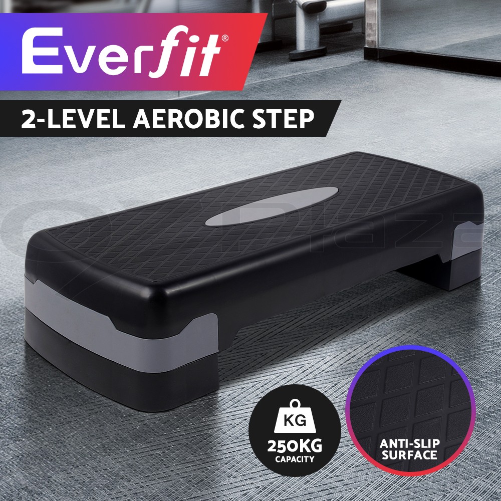 Everfit Aerobic Stepper Adjustable 2-level Anti-slip Wide Platform 250KG Home