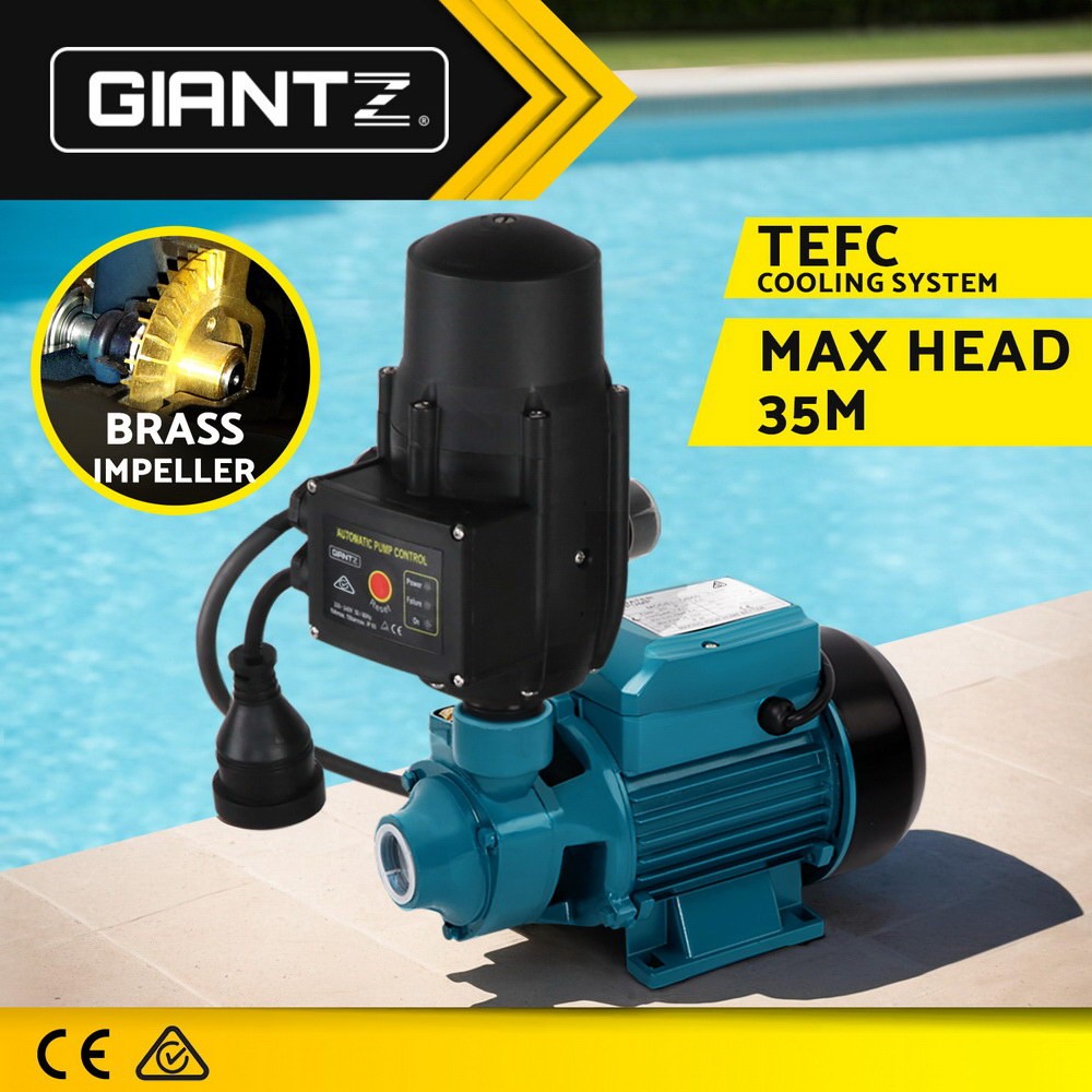Giantz QB60 Clean Water Peripheral Pump Controller 1/2HP 35l/min Irrigation