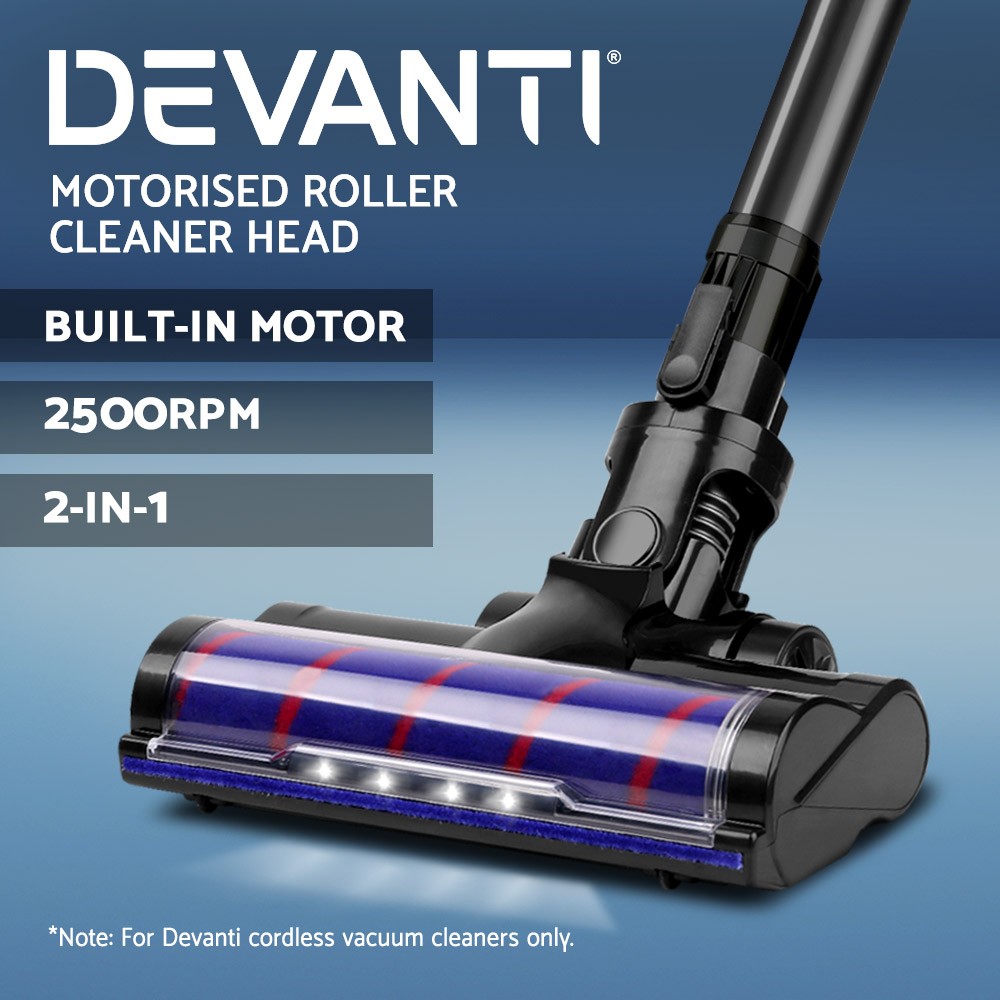Devanti Motorised Roller Brush Head Replacement 120W 150W Cordless Headlight