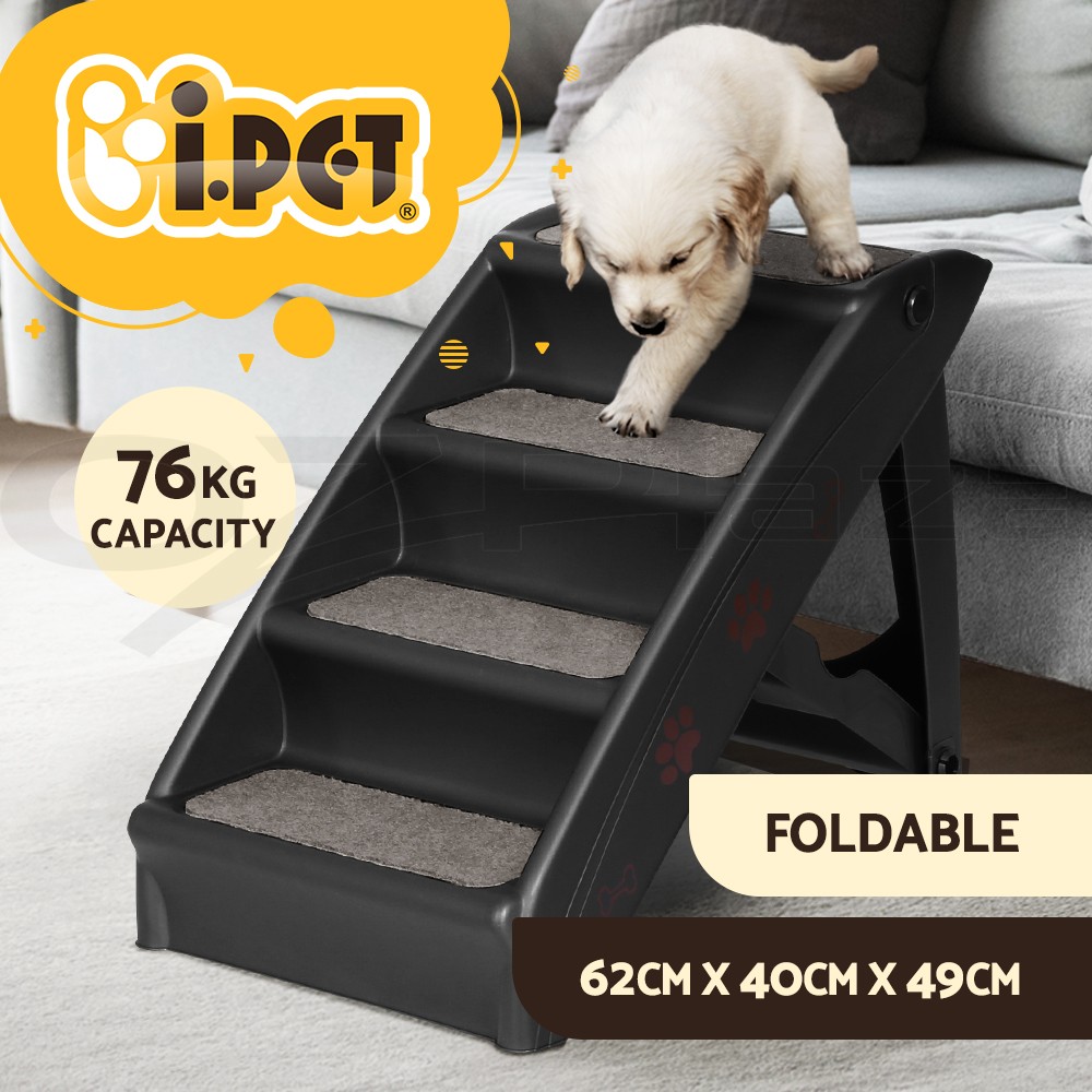i.Pet Dog Ramp Steps Foldable Portable Travel For Bed Sofa Car Slip-resistant
