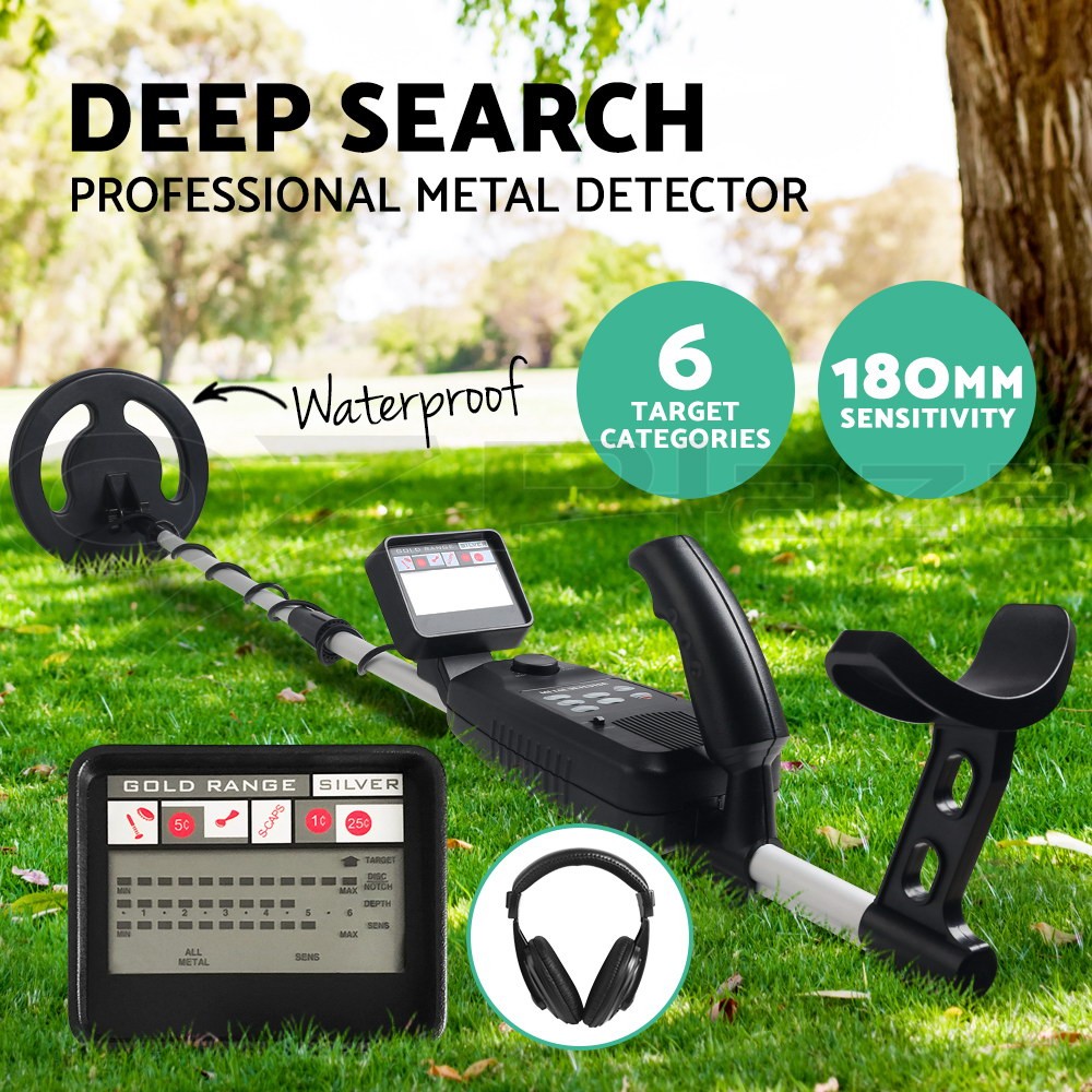 Weisshorn Giantz GT6300 Metal Detector Ground Search Resistant 180MM Headphone
