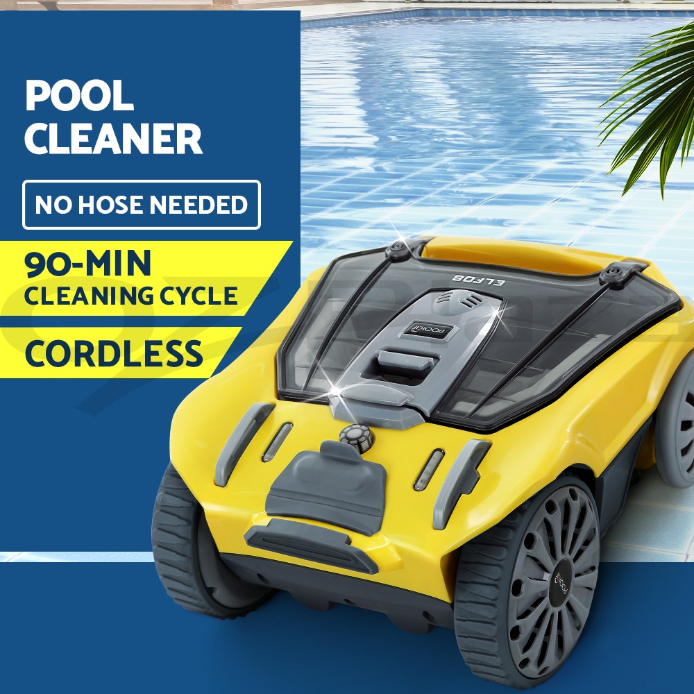 Aqua Buddy Automatic Pool Vacuum Cleaner Model 7 Blue Grey Above Ground Hose