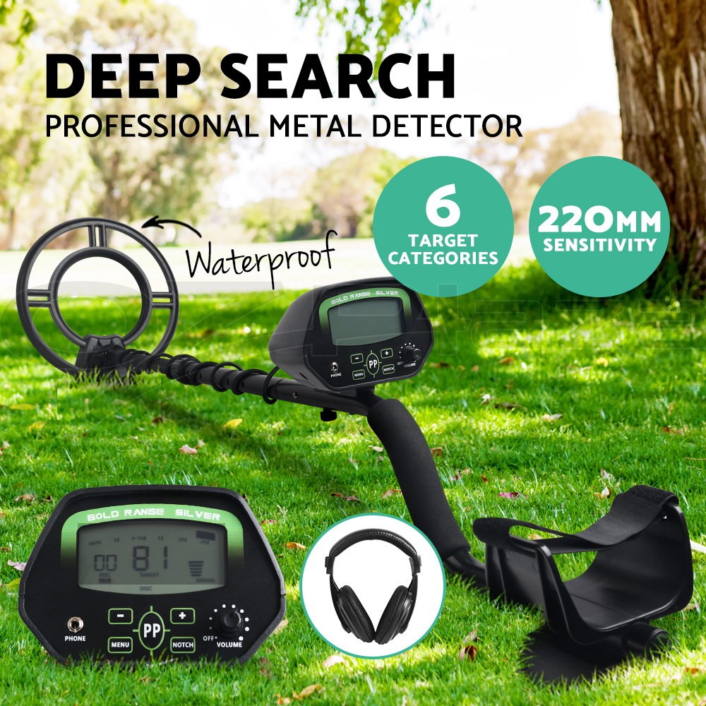 Gold Digger GC1037 Handheld Metal Detector Waterproof Pinpointing 220MM Black