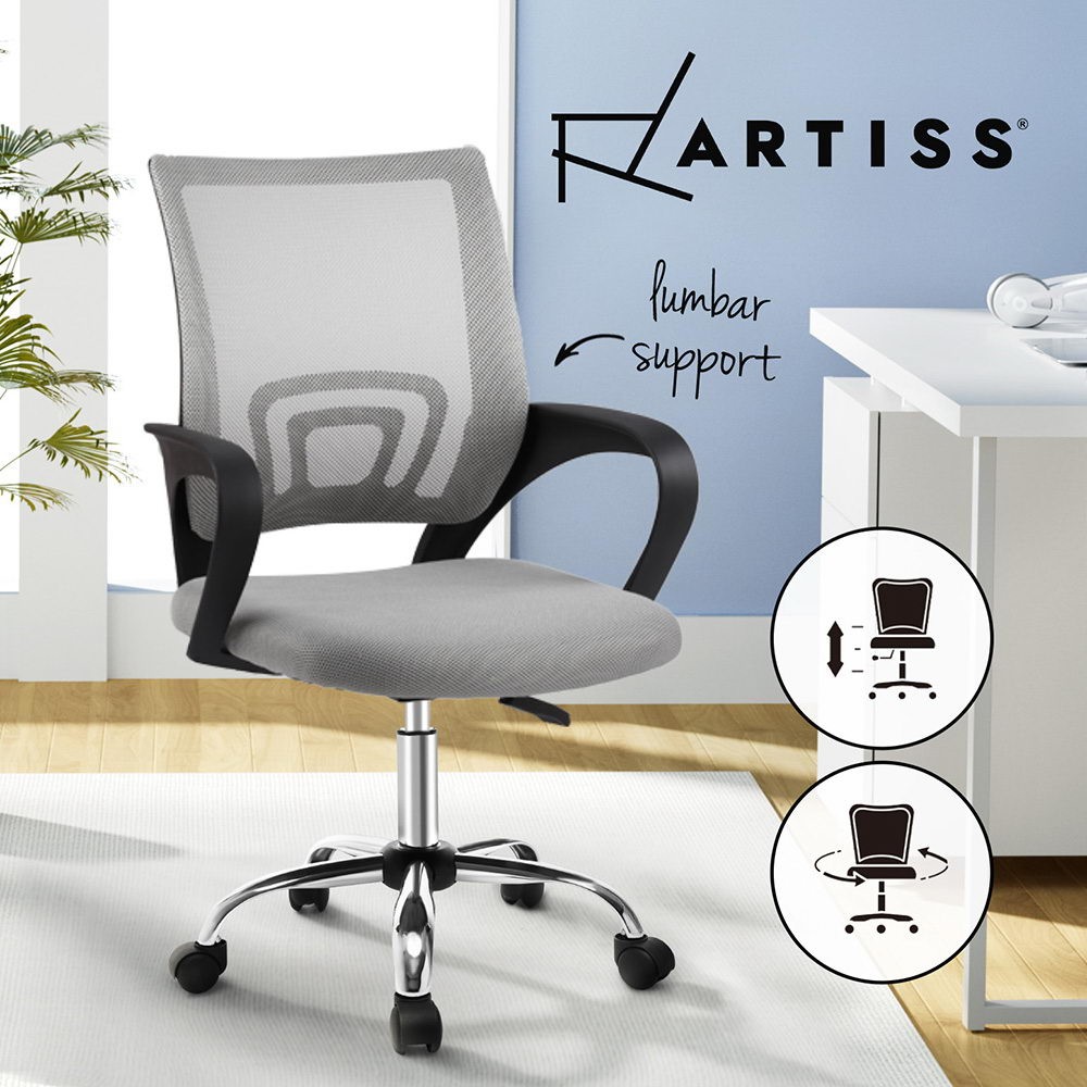 Artiss Cody Mesh Office Chair Lumbar Support Adjustable Height 360 Rotatable