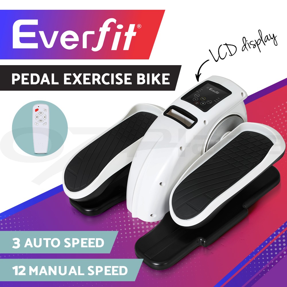 Everfit Pedal Exerciser Mini Elliptical Cross Trainer Under Desk LCD Remote 8KG
