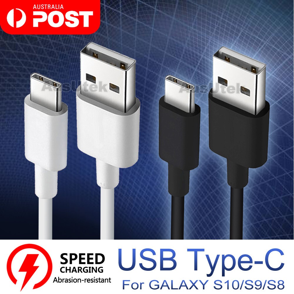 USB-C Data Fast Charger Cable For Samsung S8 S9 S10 S20 S21 S22 S23 Ultra Note