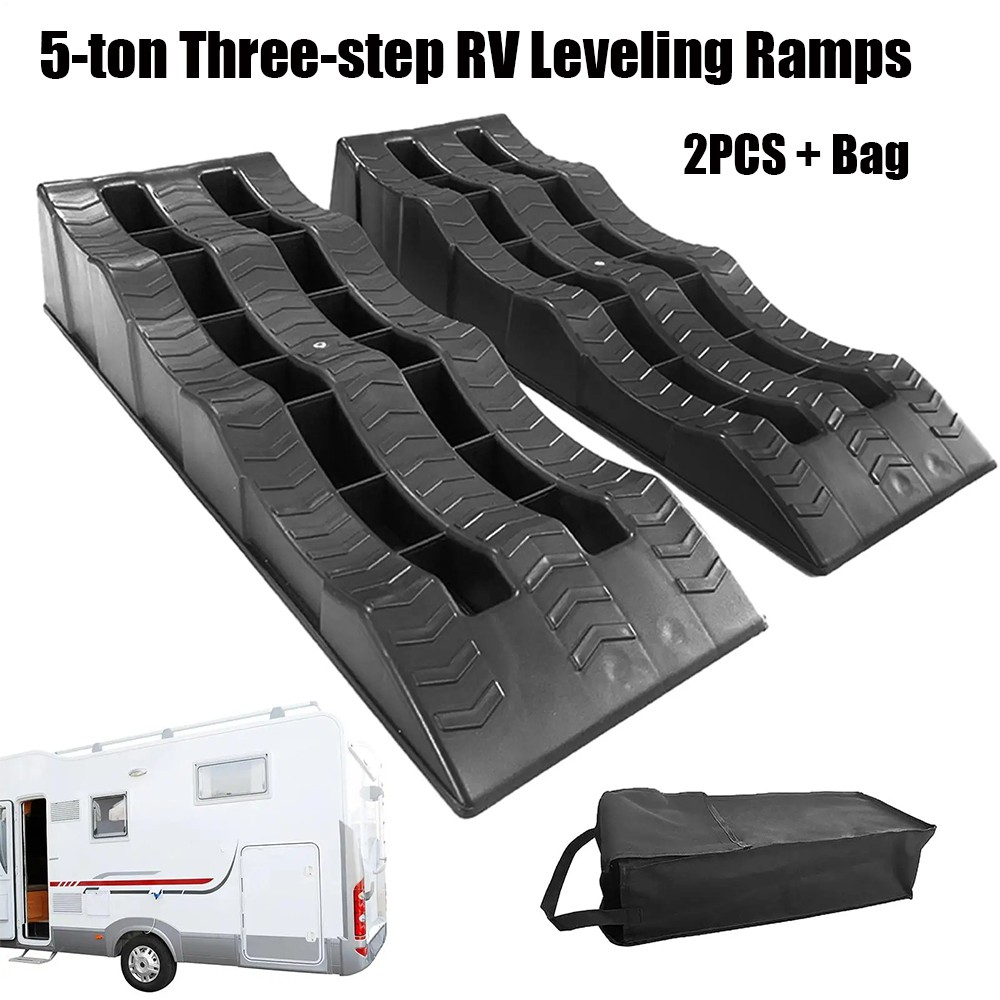 KROAK Heavy Duty 5 Ton Vehicle Ramp Set Car Rise Antiskid Service Rei2247468