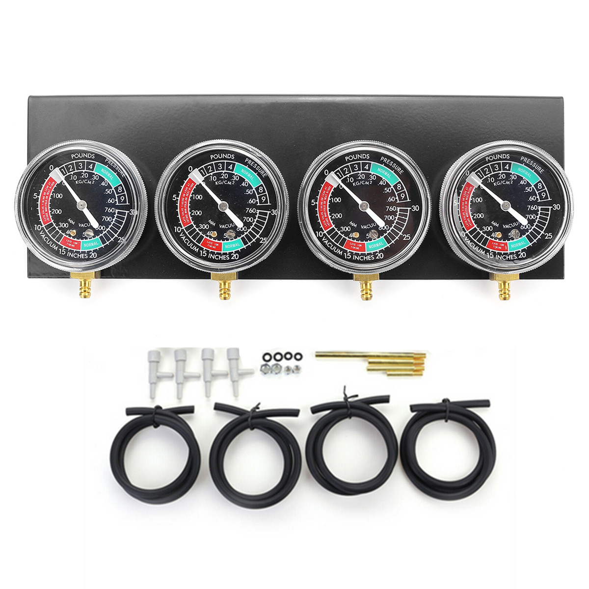 iMars Motorcycle Carburetor Carb 4 Gauge Vacuum Balancer Synchronizer Diagnostic