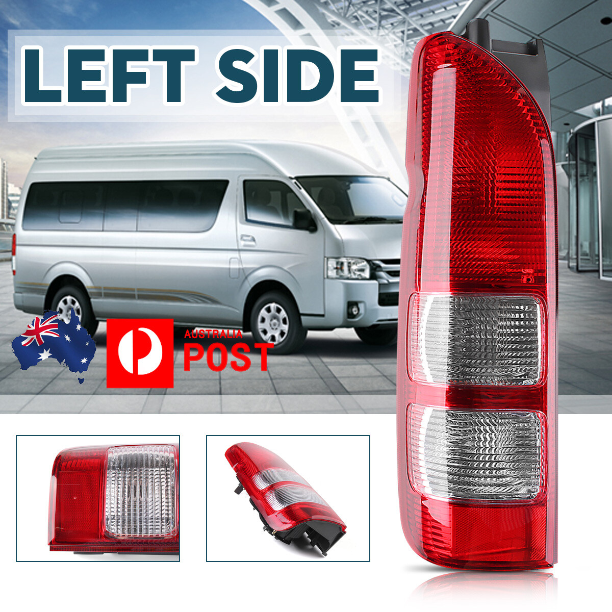 MATCC Left Tail Light Rear Lamp For Toyota HiAce/Commuter 2005-2019 Included cm