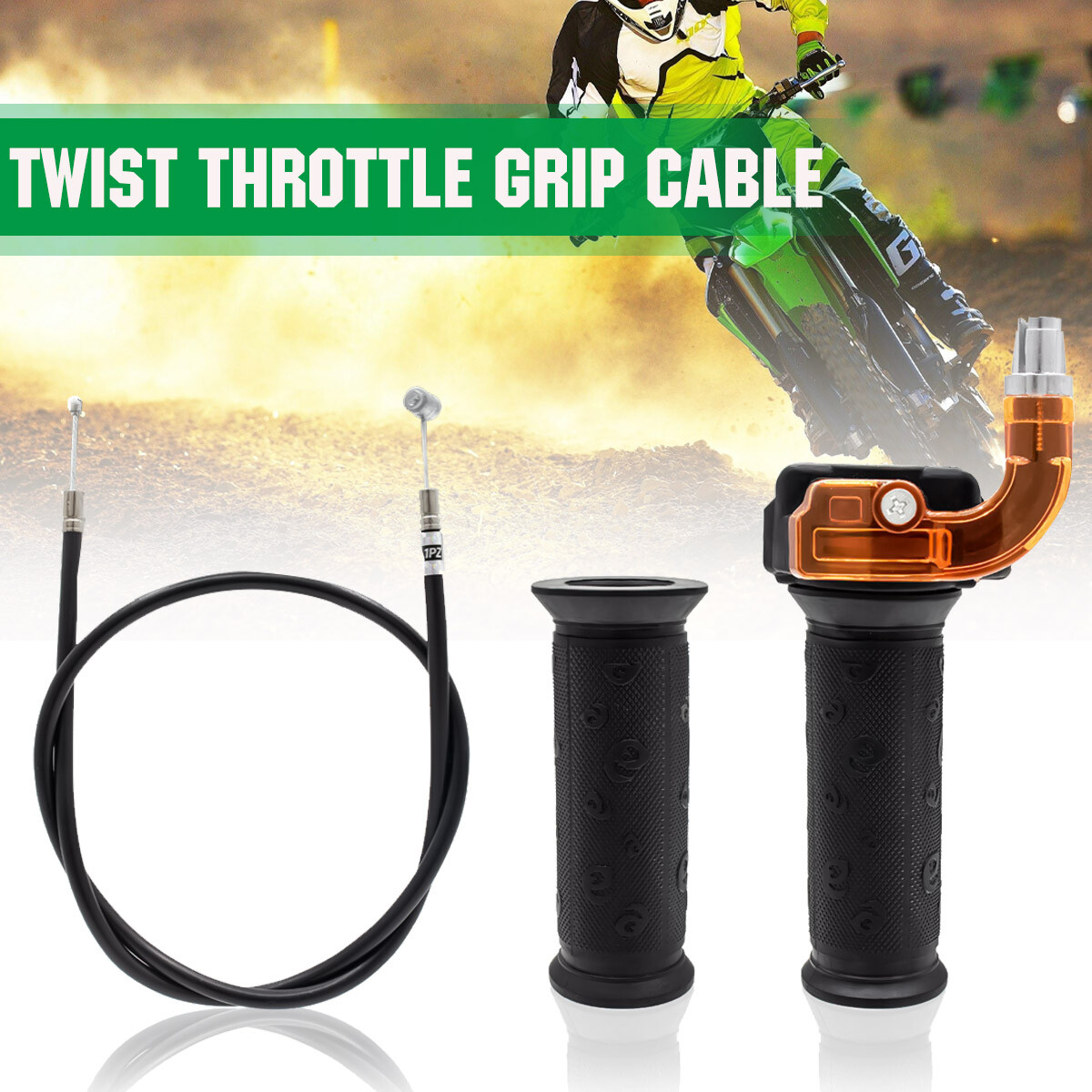 iMars Twist Throttle Housing Hand Grip 83CM Cable 110cc 250cc Pit Pro Quad Dirt