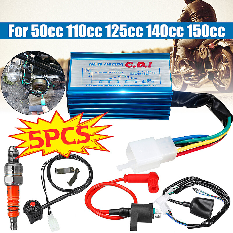 iMars For Wiring Loom Coil CDI 110 125 140cc Kick Start Dirt Bike Pit Atomik