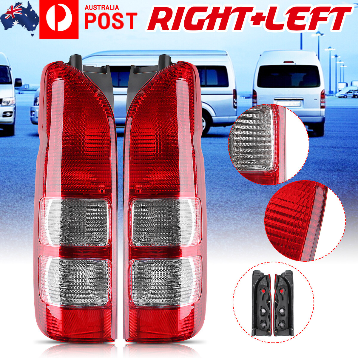 Caberre Pair LH RH Tail Light Rear Lamp For Toyota Hiace Van Commuter Bus 2005