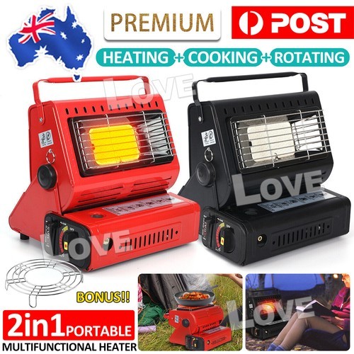 Butane Gas Heater Portable Camping Camp Tent Outdoor Hiking Camper Survival AU