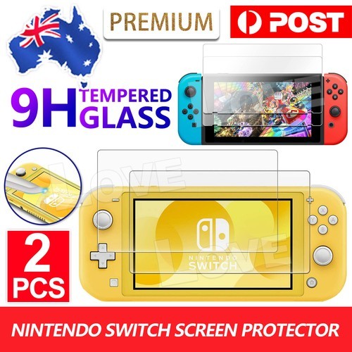2x Tempered Glass Screen Protector Film Guard for Nintendo Switch Lite Console