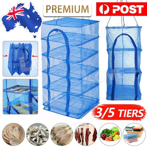 Air Dry Drying Net Vegetable Dehydrator Fruit Meat Fishing Jerky Food Beef Fish