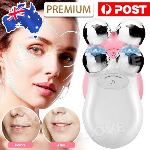 EMS Microcurrent Face Skin Tightening Lifting Device Facial Beauty Machine AU To