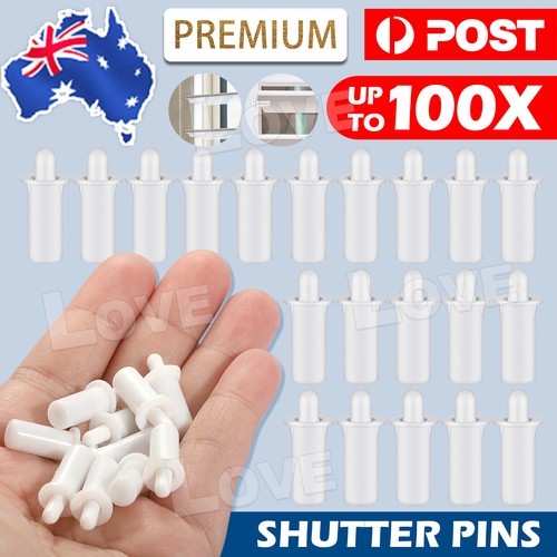 10-100X Spring Loaded Replacement Pins For Plantation Shutter Louver Repair firm