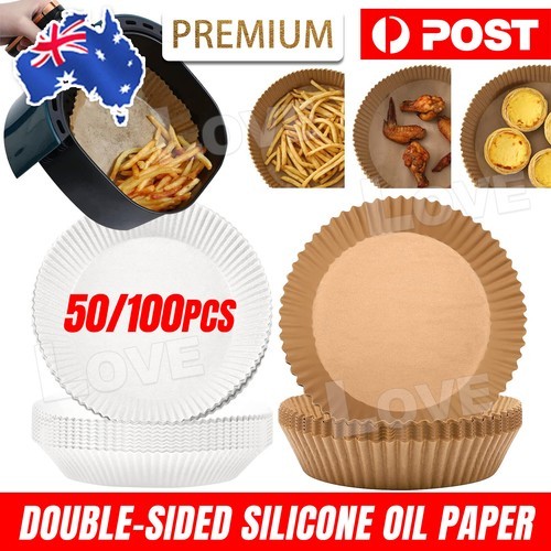 Air Fryer Disposable Paper Liner Waterproof Non Stick Pan Baking Parchment fry