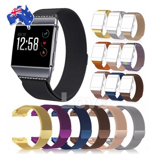 For Fitbit Ionic Smart Watch band Milanese Replacement Wrist Strap Bracelet AU