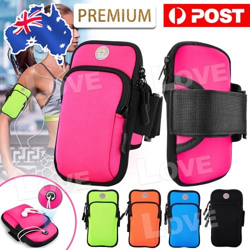 Arm Band Mobile Phone Holder Bag Sports Running Jogging Gym Exercise Pouch Case