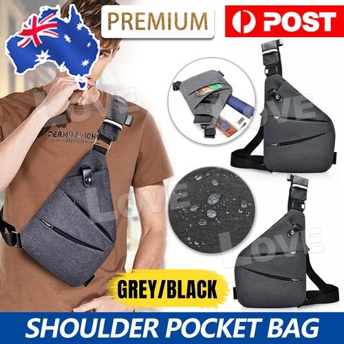 Waterproof Anti-Theft Personal Shoulder Chest Pocket Travel Crossbody Bag Casual