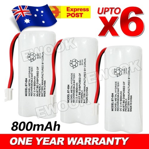 Premium Battery for UNIDEN BT-694 BT-694n BT-694m DECT 6 Cordless Phone 2.4v