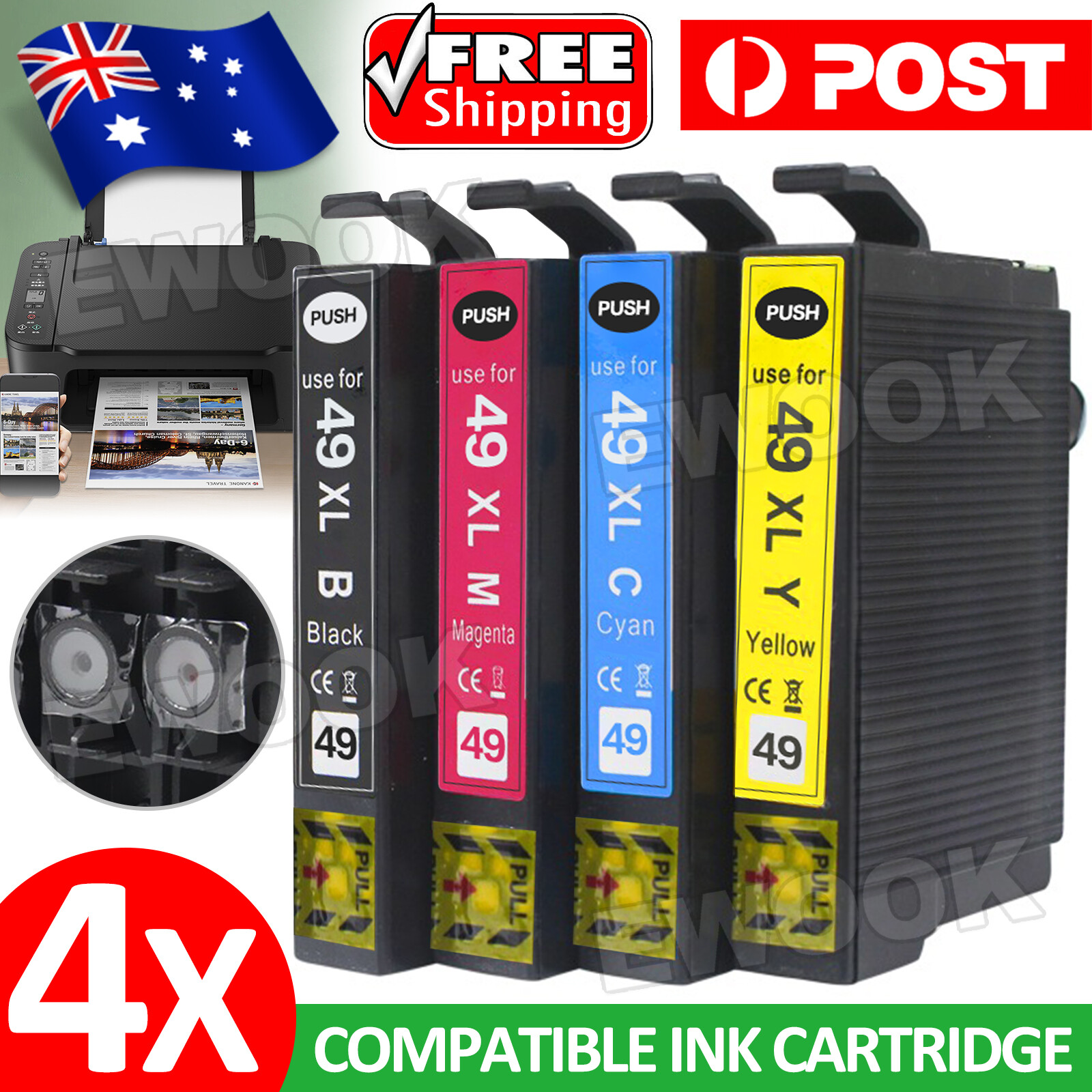 49XL 49 XL Compatible Ink Cartridge For EPSON XP-2205 XP2205 XP-4205 XP4205 as