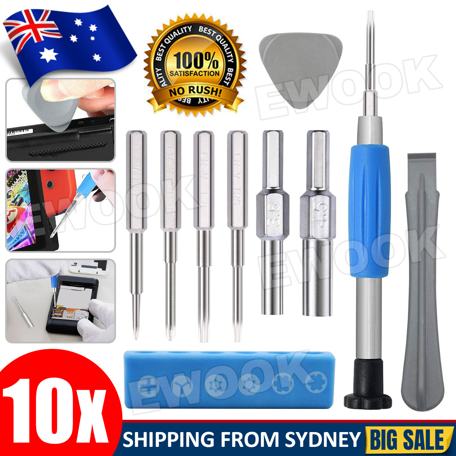 For Nintendo Switch Joy-Con Console Screwdriver Set Full Repair Triwing Tool Kit