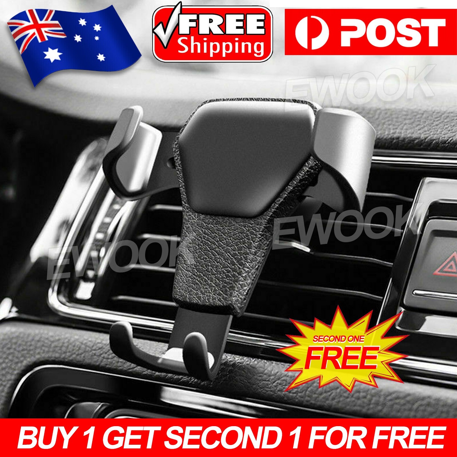 Universal Gravity Car Holder Mount Air Vent Stand Cradle For Mobile Cell Phone 6