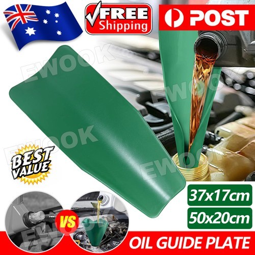 S/L Flexible Longer Engine Oil Funnel Car Refueling Draining Tool General AU