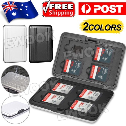 AU Memory Card Case Storage Box Holder for Micro SD SDXC SDHC TF Waterproof Bags