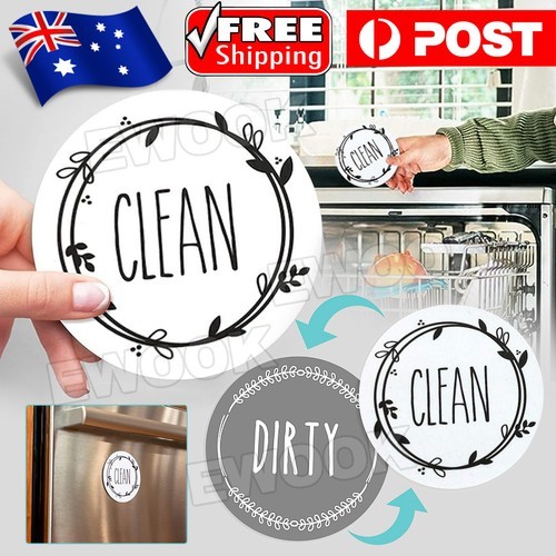 2025 Design Dishwasher Magnet Clean Dirty Sign Indicator Double Sided As shown