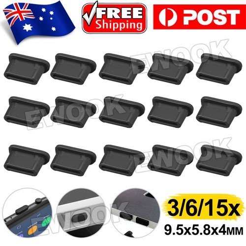 Silicone Type-C Dust Plug Phone USB Charging Port Protector Charger Cover Caps